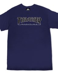 Camiseta THRASHER Mag. - Outline Navy